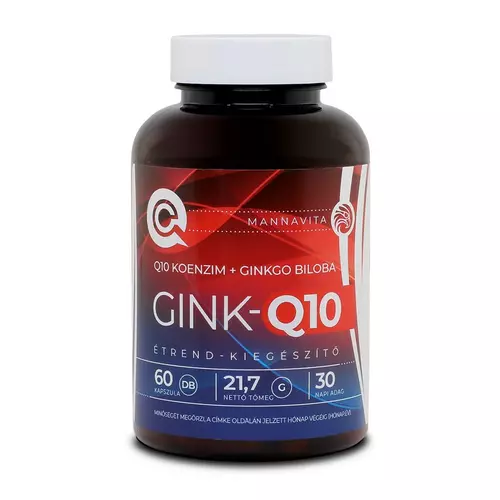 3 db - GINK-Q10 – Q10 koenzim + Ginkgo Biloba komplex
