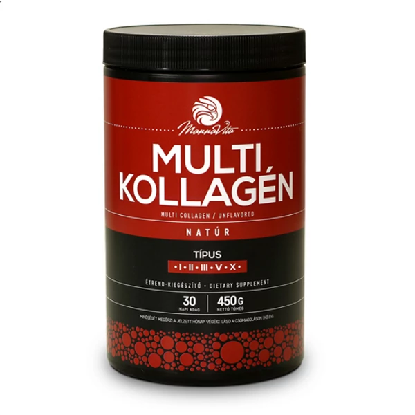 MANNAVITA MULTI KOMPLEX  KOLLAGÉN NATÚR, 450G 