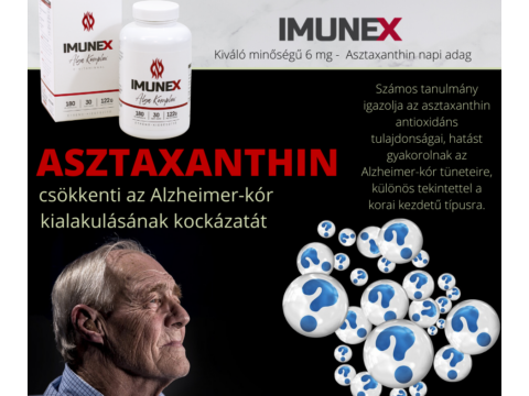 Asztaxanthin csökkentheti az Alzheimer-kór kialakulásának kockázatát 