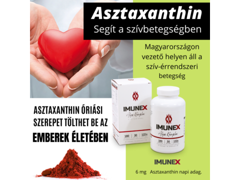 Asztaxanthin segít a szívbetegségben